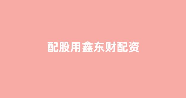 基金鑫东财配资